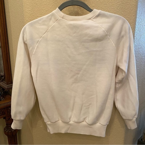 Vintage SUNDAY COMICS Mickey Mouse 3-D Textured Embroidery Sweatshirt Size Small - Picture 4 of 8